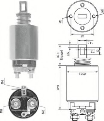 MAGNETI MARELLI 940113050279 Solenoid Switch, starter